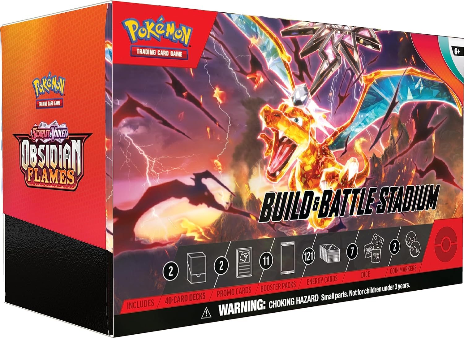 Pokemon Scarlet & Violet Obsidian Flames  Build & Battle Stadium