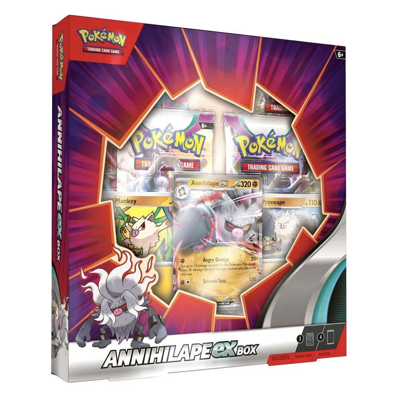 Pokemon Annihilape EX Box 6ct Case (July 2023)