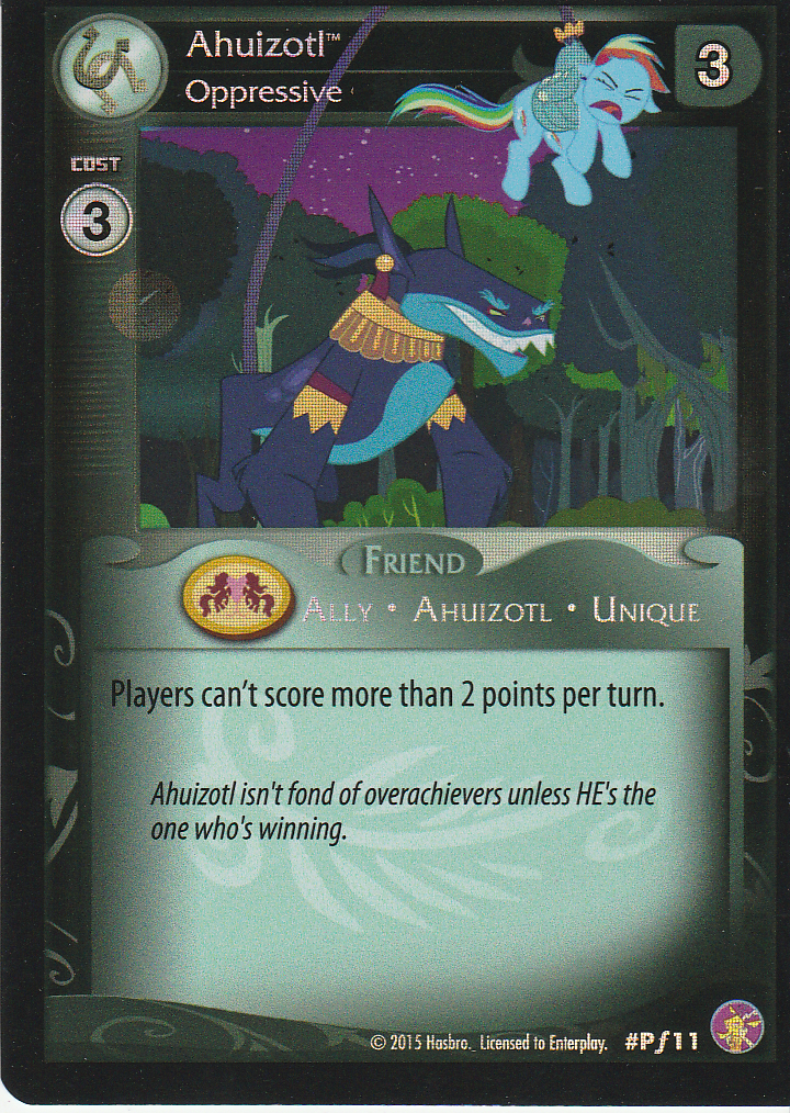 My Little Pony CCG Promo Card - Absolute Discord - PF11 - Ahuizotl Oppressive