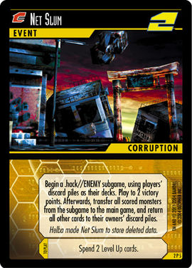 Dot Hack Net Slum 2P5 Foil Card