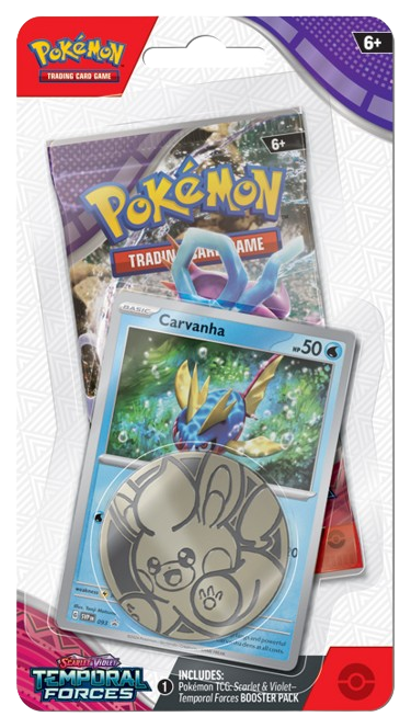 Pokemon Scarlet & Violet: Temporal Forces 18ct Checklane Booster Case