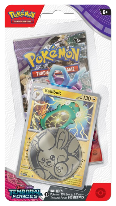 Pokemon Scarlet & Violet: Temporal Forces 18ct Checklane Booster Case